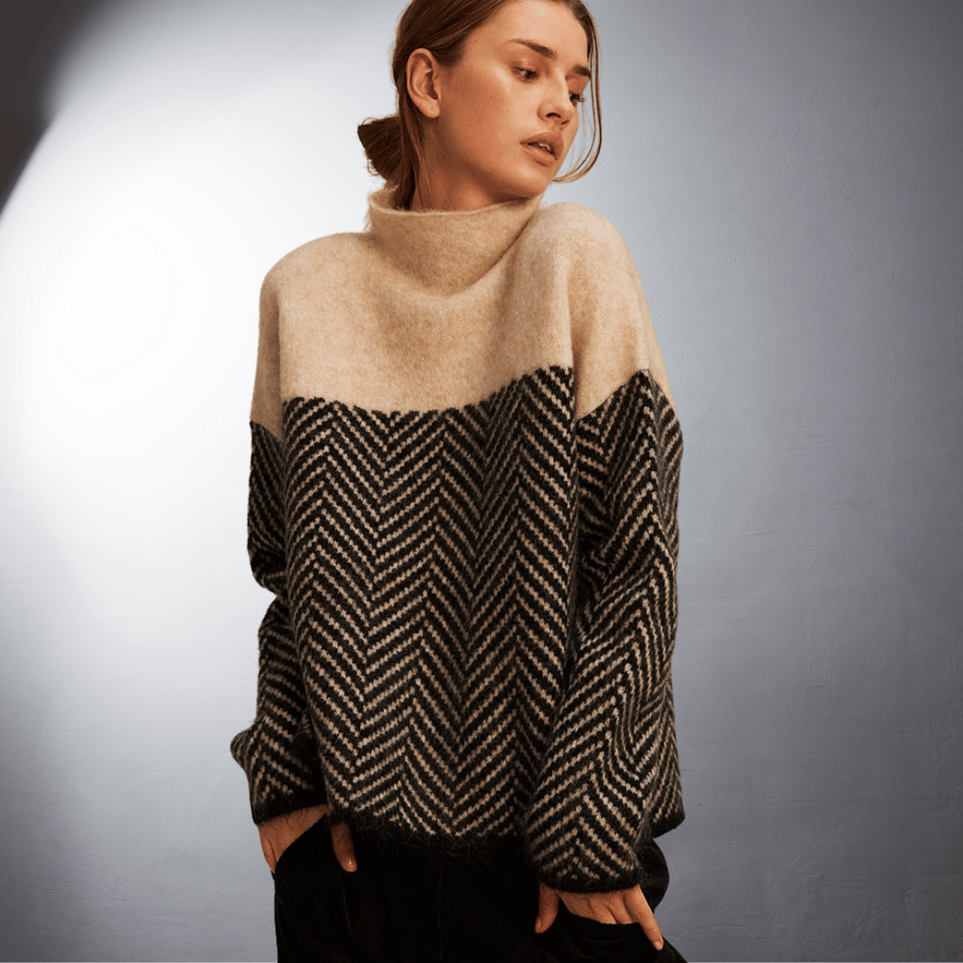 Ebba | Sustainable Turtleneck Sweater Made of Cotton