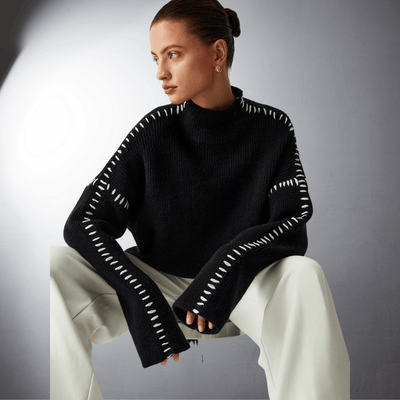 Aria | Premium Turtleneck Sweater with Unique Comfort