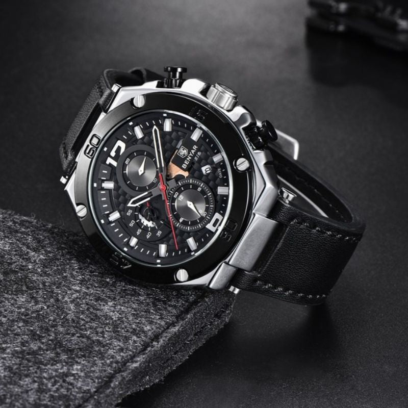 Quartz Multifunction Sports Chronograph Watch