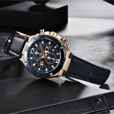 Quartz Multifunction Sports Chronograph Watch