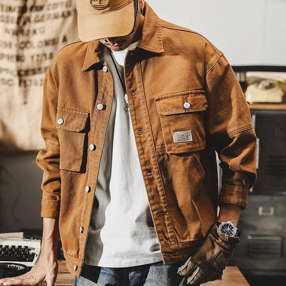 Rugged Canvas Work Jacket