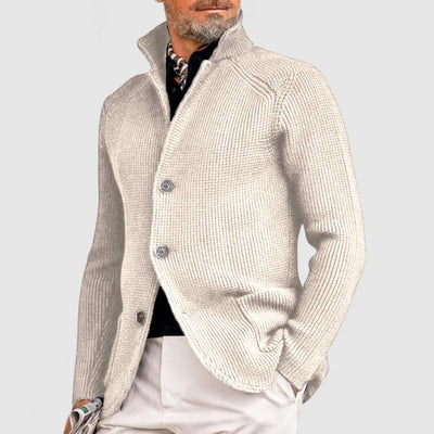 Max | Fine Knit Men's Cardigan with Button Closure