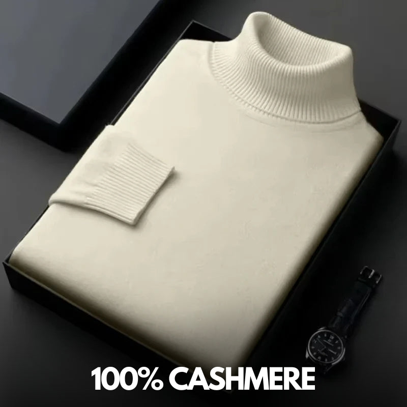 Laurent | Cashmere Turtleneck Sweater