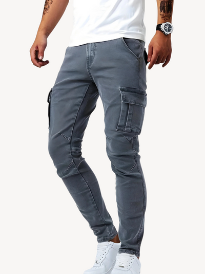 DANTE - ELASTIC CARGO JEANS