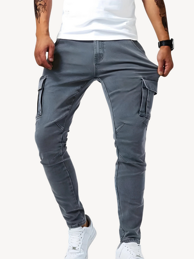 DANTE - ELASTIC CARGO JEANS