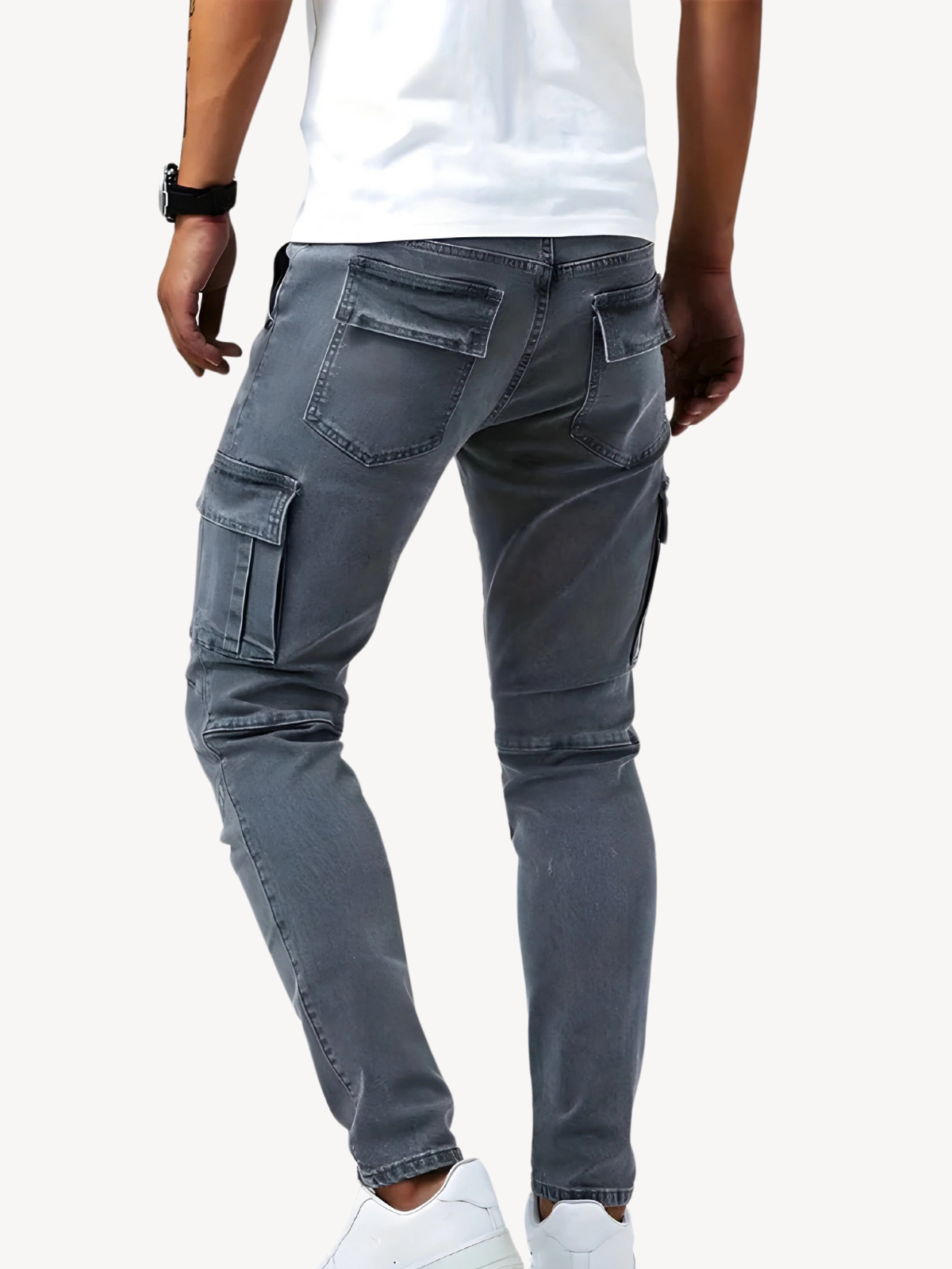 DANTE - ELASTIC CARGO JEANS