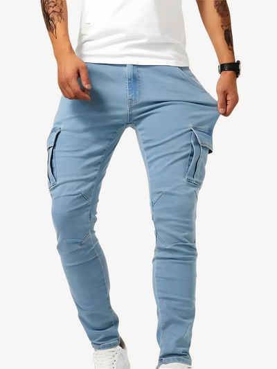 DANTE - ELASTIC CARGO JEANS