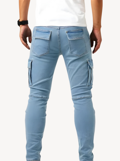 DANTE - ELASTIC CARGO JEANS