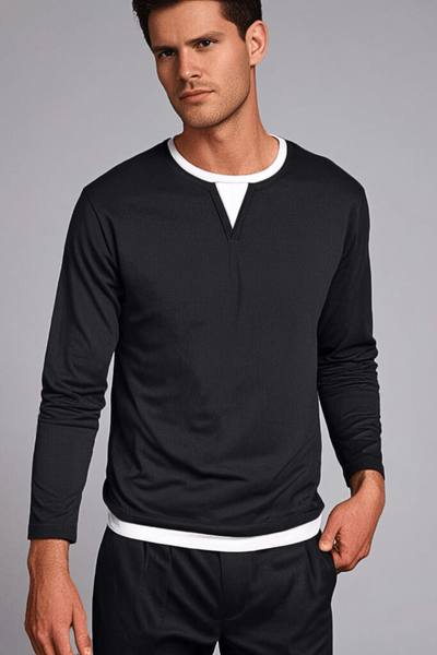 JACOB - LONG-SLEEVED HENLEY