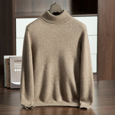 100% CASHMERE TURTLENECK