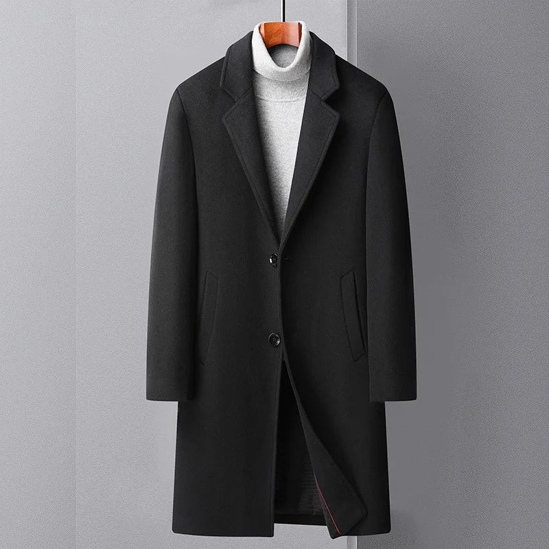 Wool Blend Overcoat