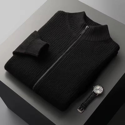 100% CASHMERE RIBBED VEST