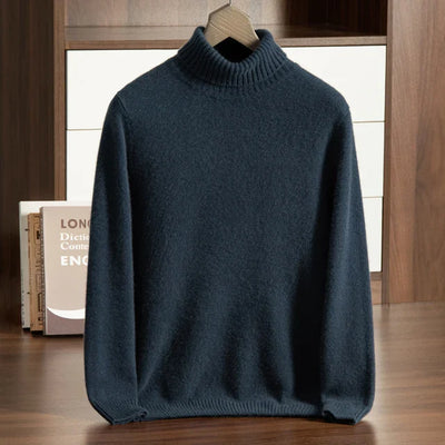 100% CASHMERE TURTLENECK