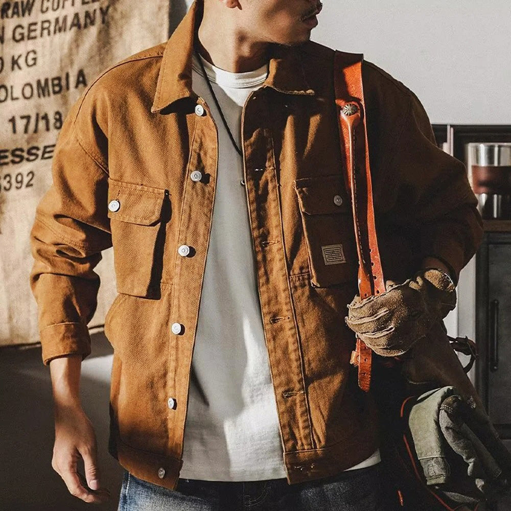 Rugged Canvas Work Jacket