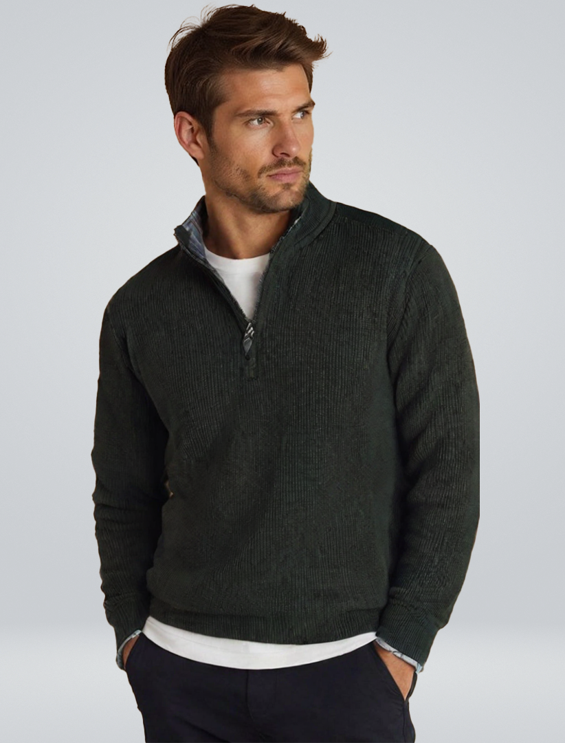 Didier | Knit Sweater with Zipper