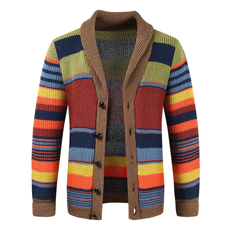 Marcus - Men's Vest with Color Blocks and Lapel