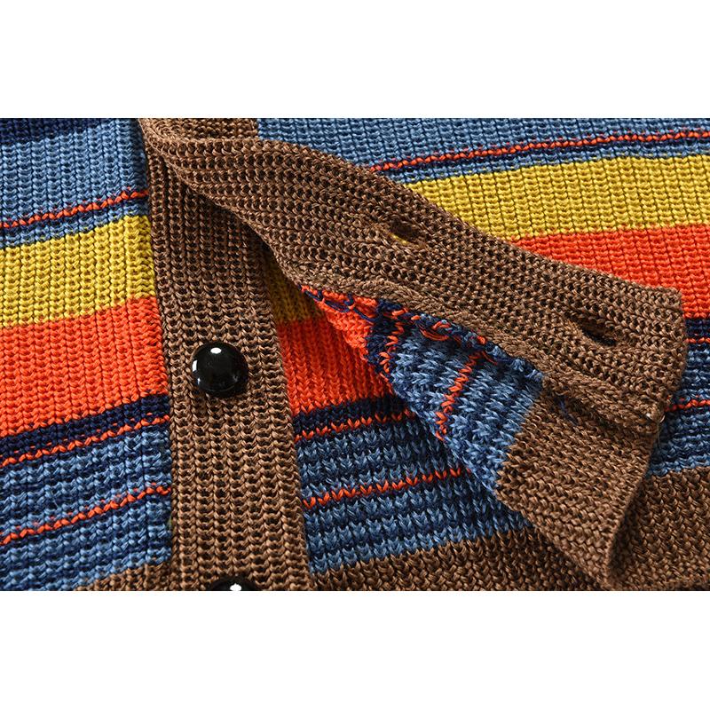 Marcus - Men's Vest with Color Blocks and Lapel