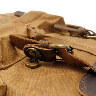 Waxed Canvas Backpack | COPENHAGEN